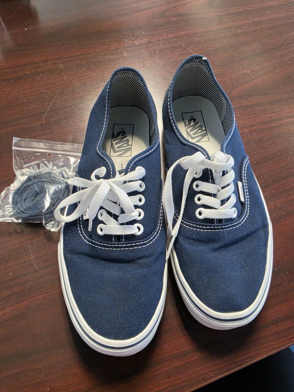 Vans Authentic Navy Canvas Sneakers